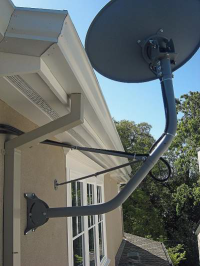 Dish Antenna House Mount